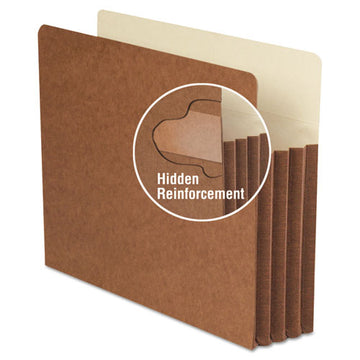 Smead® Redrope Tuff Pocket Drop-front File Pockets W- Fully Lined Gussets, 7" Expansion, Letter Size, Redrope, 5-box freeshipping - TVN Wholesale